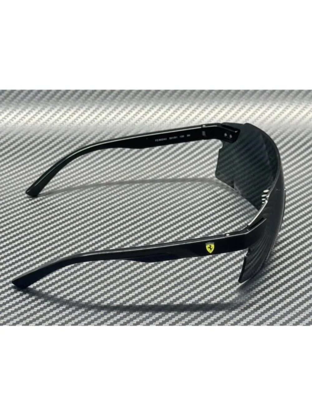 New Ferrari Men Shiny Black Sunglasses 65-20-130